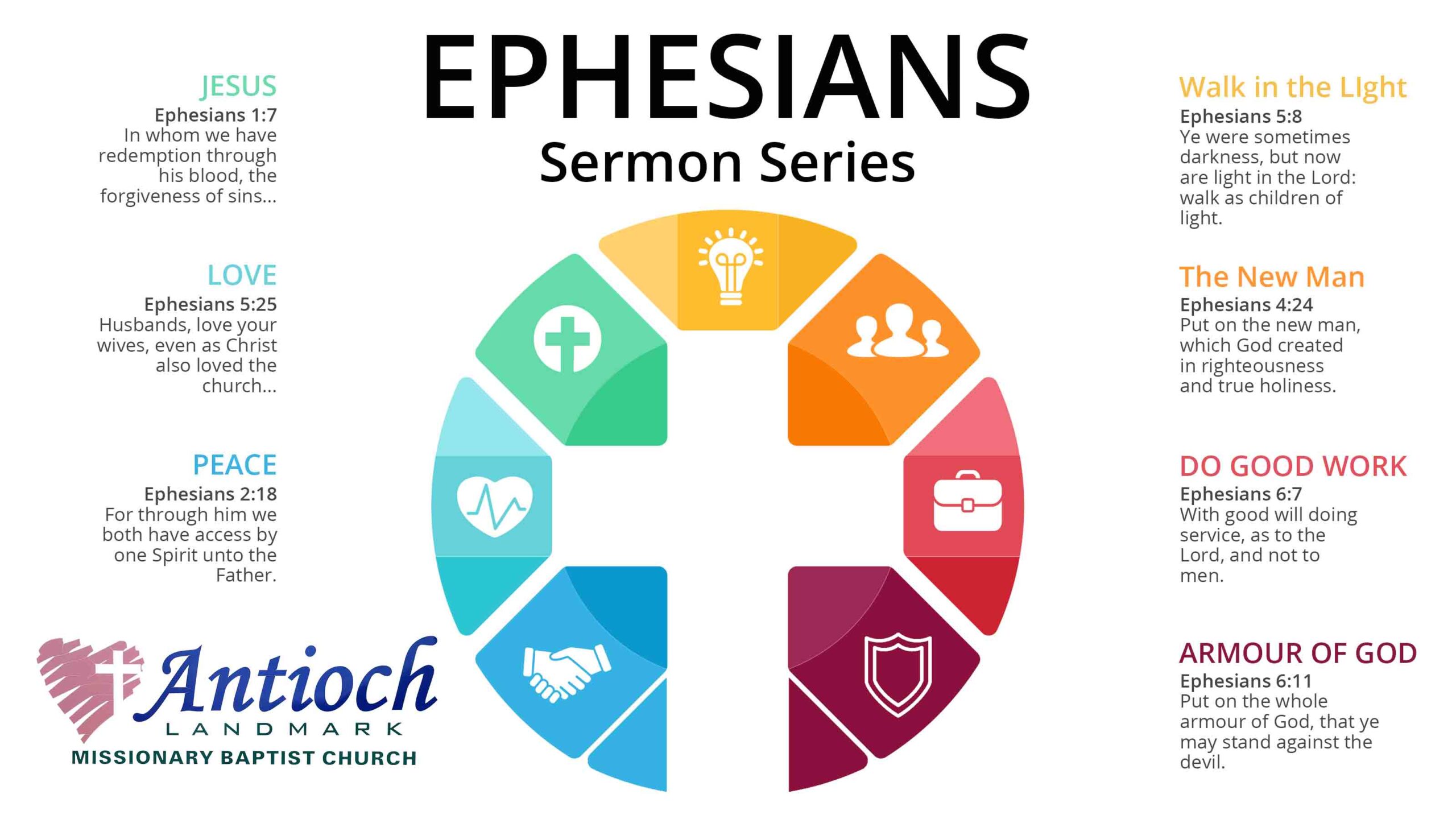 Ephesians Infographic Antioch Landmark Missionary Baptist Church Website