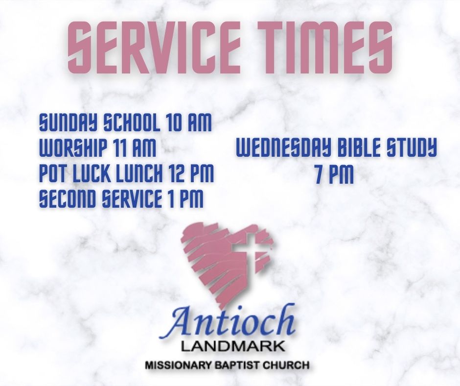 Antioch Landmark Missionary Baptist Church Perry County Service Times