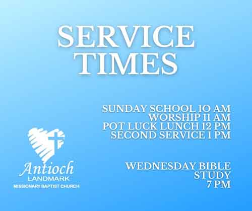 Antioch Baptist Church Perryville Service Times Lighter Blue