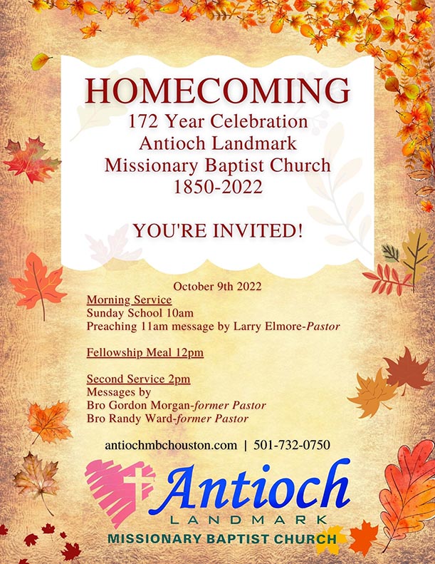 Antioch Missionary Baptist Church Homecoming Perryville Arkansas